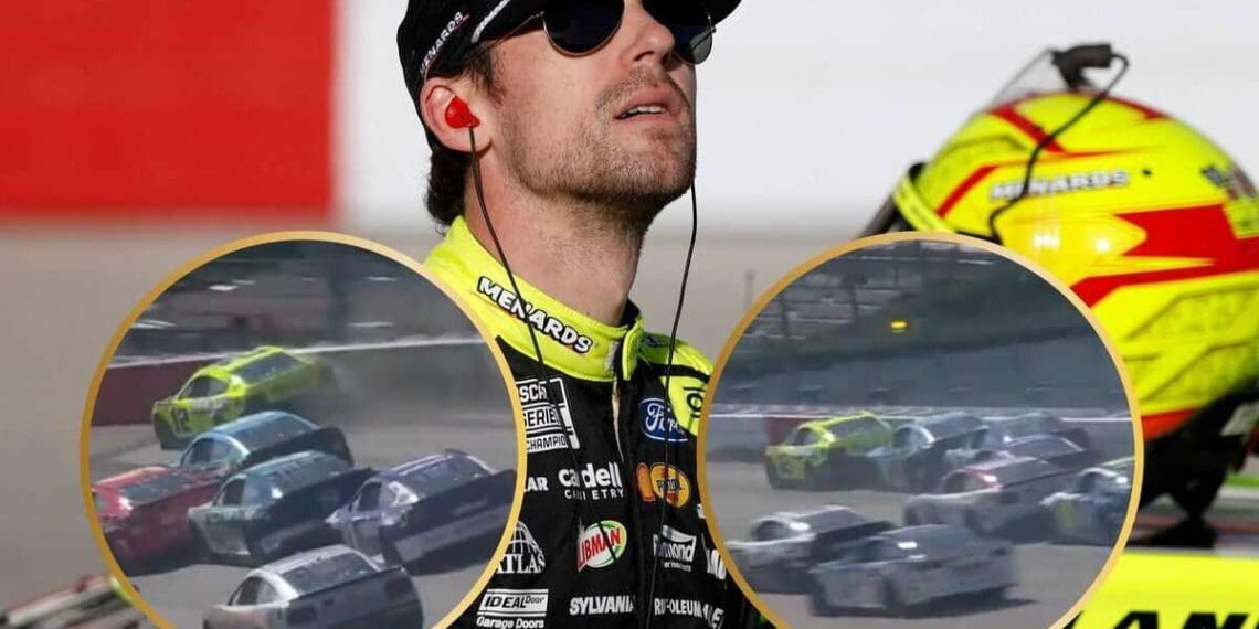 VÍDEO: Ryan Blaney expressa raiva na comunicação da equipe após acidente em Darlington