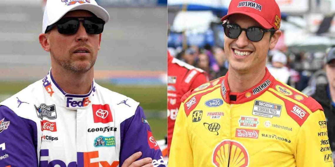 Denny Hamlin revela segredo da vitória de Joey Logano em Nashville.