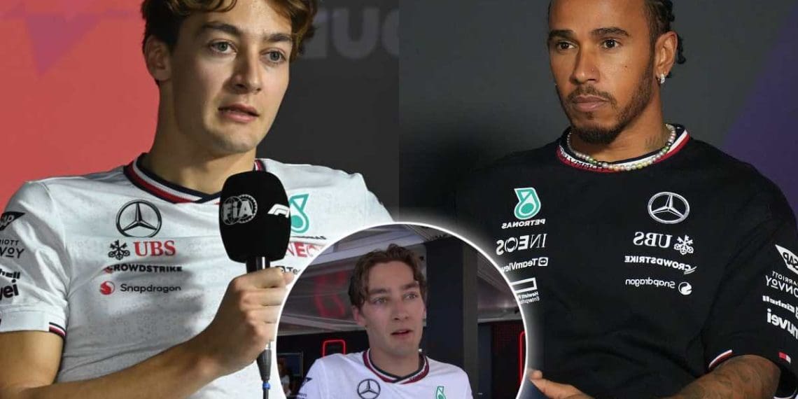 VÍDEO: George Russell nega estar chateado por perder posição para Lewis Hamilton no GP da Emilia Romagna apesar de expressar frustração no rádio.