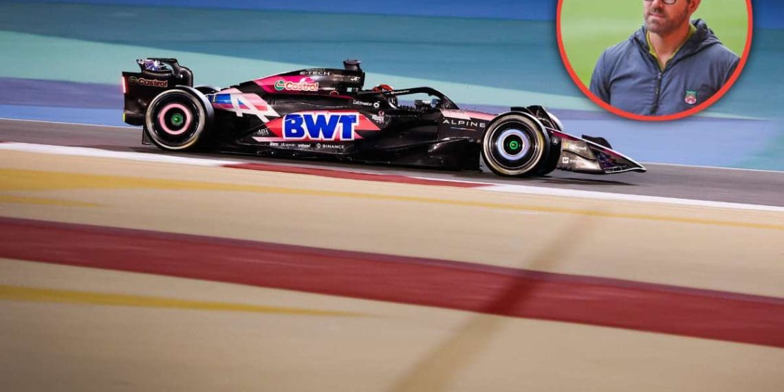 Ryan Reynolds urgente: equipe da Alpine F1 precisa melhorar desempenho antes do final de 2024.