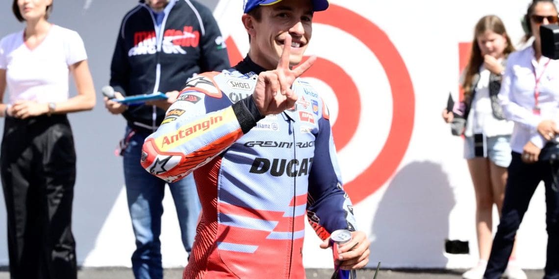 Ducati revela que Marquez se juntará a Bagnaia até 2026.