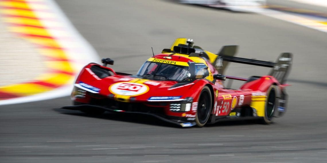 Fuoco garante o topo em Spa para a Ferrari