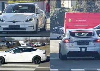 Ferrari Tests Tesla Model S Plaid in Maranello!