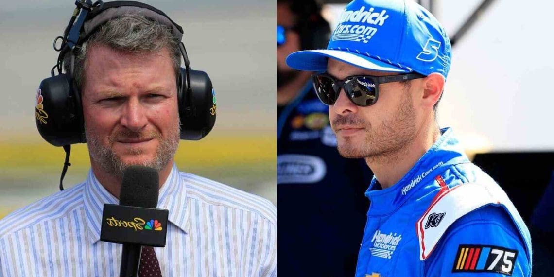 Dale Earnhardt Jr. dá sua opinião sobre Kyle Larson perdendo a paciência com seu spotter em New Hampshire.