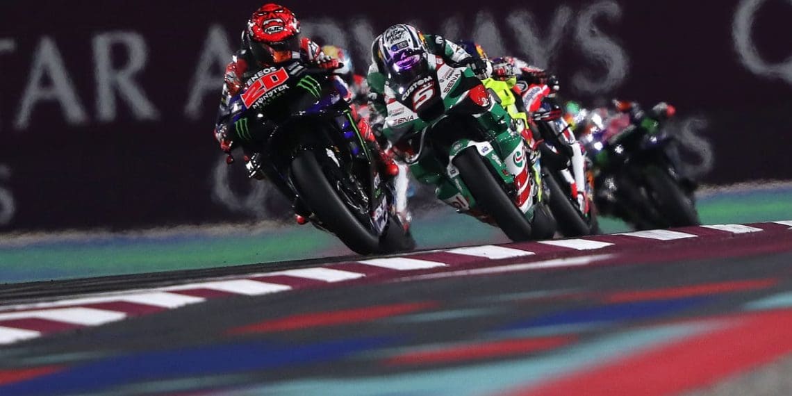 Esperanças da Yamaha desvanecem no Catar.