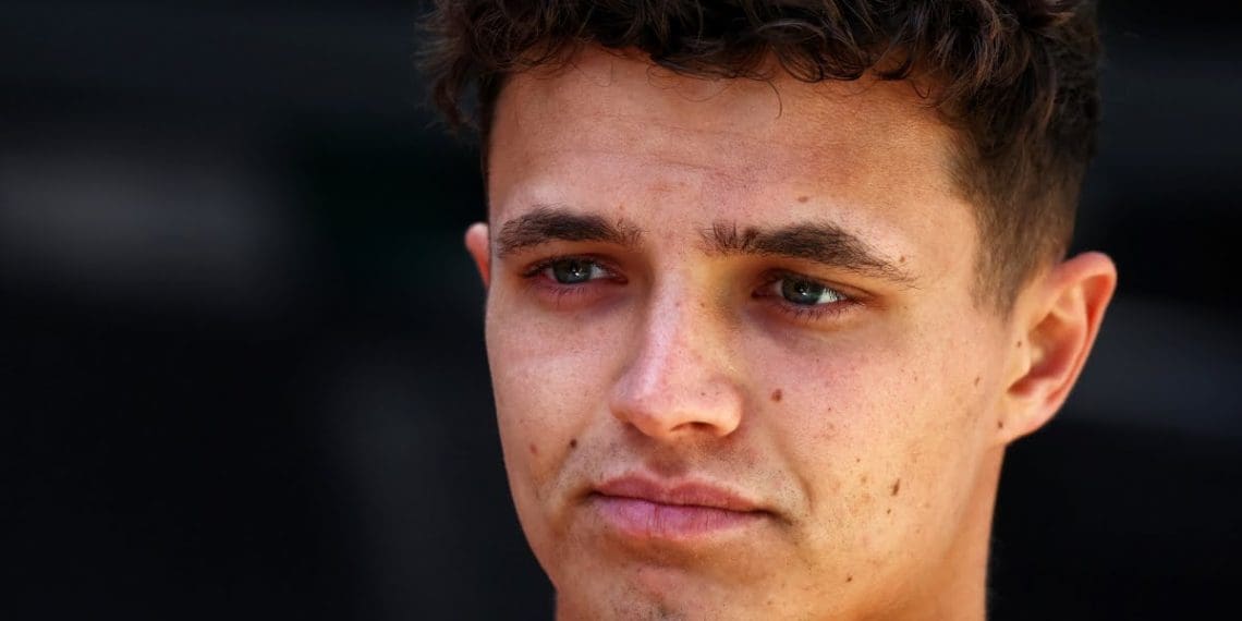 Norris preocupado com desafio da Ferrari à McLaren no Grande Prêmio do Japão de Fórmula 1.