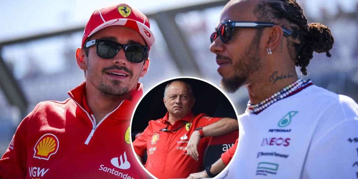Fred Vasseur acredita que Lewis Hamilton e Charles Leclerc terão um impacto positivo na Ferrari ao trabalharem juntos, em vez de competirem por pontos.