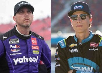 Denny Hamlin pede que NASCAR investigue as ações de Carson Hocevar em Nashville.