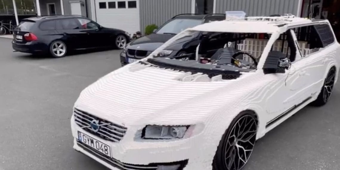 BUILT LIKE A BRICK: Volvo Owner Creates Lego Replica of His Car.