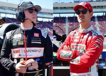 Joey Logano desafia John Hunter Nemechek a assumir responsabilidade pelo acidente na etapa 3.