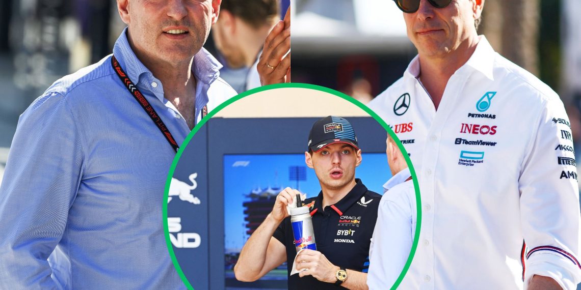 Toto Wolff does not rule out Max Verstappen switching from Red Bull to Mercedes after a conversation with Jos Verstappen at the Bahrain Grand Prix. - AutoGear