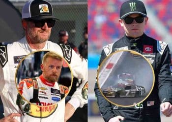 VÍDEO: Ty Gibbs bate no carro de Dale Earnhardt Jr. no Charlotte Motor Speedway.