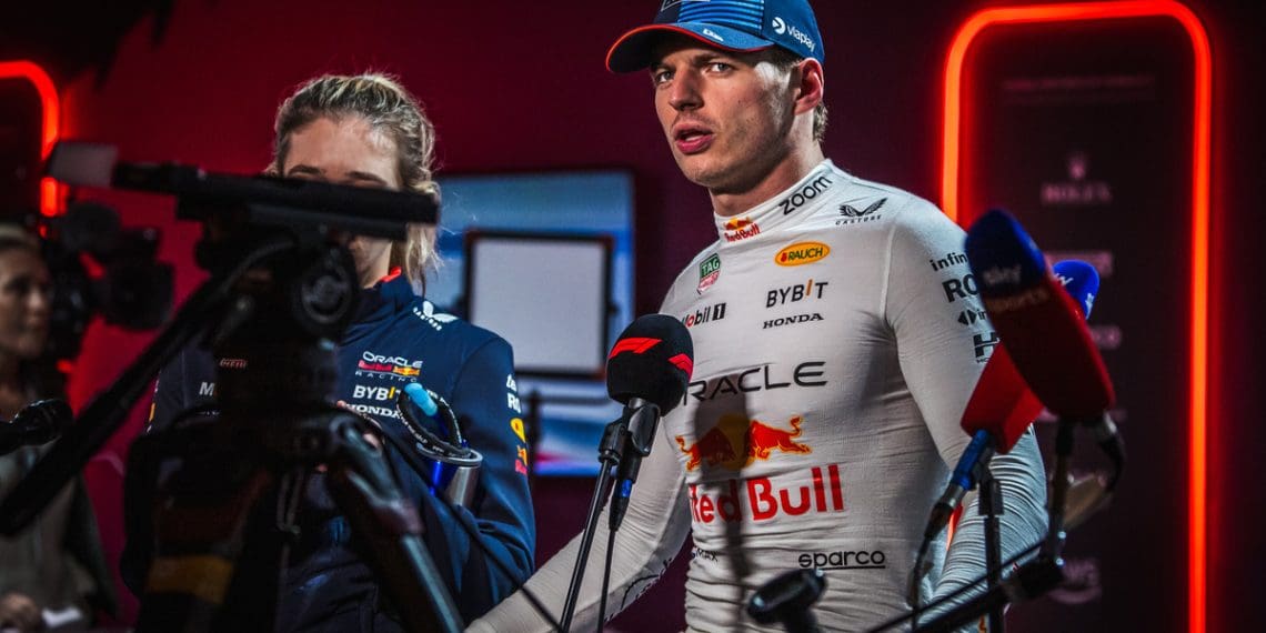 Verstappen acredita que concorrentes aumentaram potência do motor durante treino no Bahrain.
