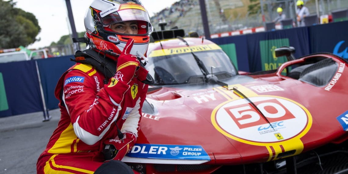 Fuoco: Fãs me motivaram a garantir a pole position da Ferrari em Imola WEC.