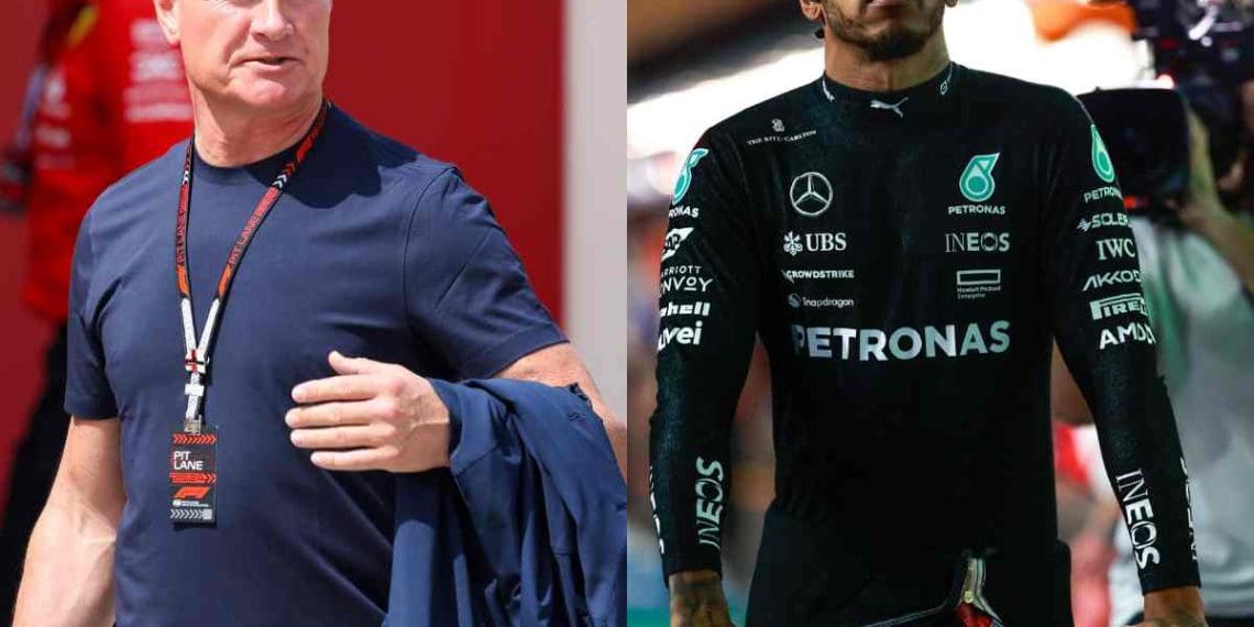 David Coulthard alega que Lewis Hamilton, desanimado, abandonou a esperança na Mercedes e está ansioso para correr com a Ferrari.