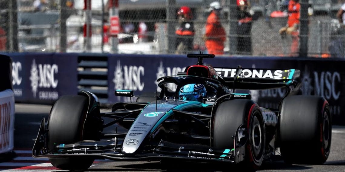 Russell: Carro da Mercedes na Fórmula 1 ‘desperta’ durante classificação em Mônaco.