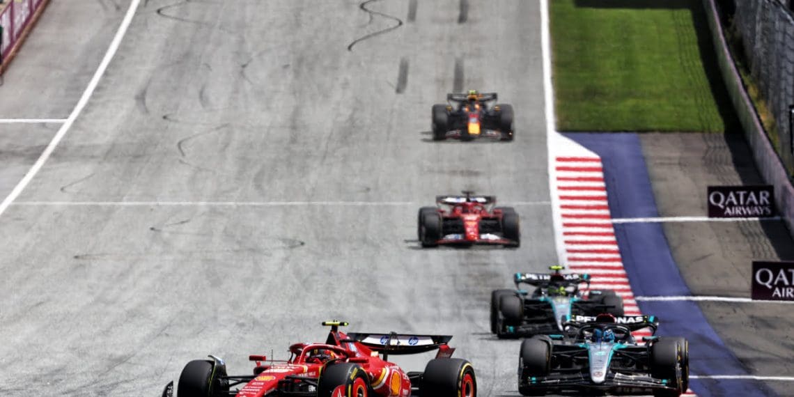 Resultados da corrida de sprint no Grande Prêmio da Áustria 2024.