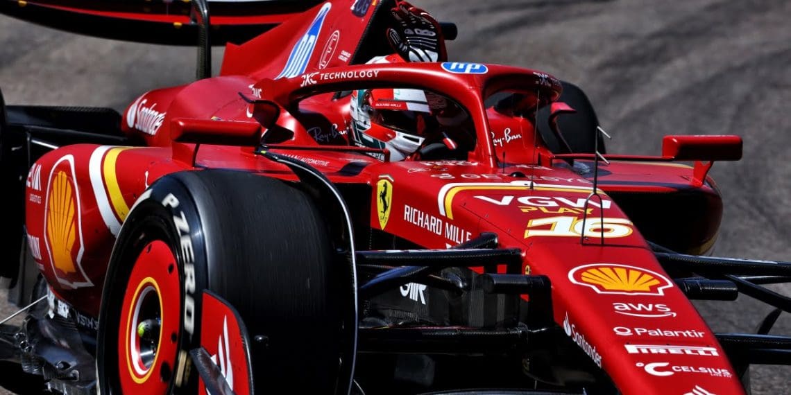 Ferrari confirma troca preventiva de motor de Leclerc no Grande Prêmio de Ímola.