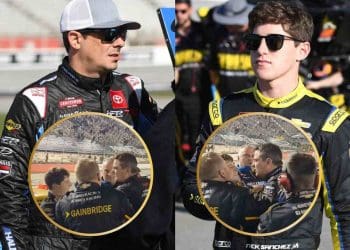 VÍDEO: Stewart Friesen, 60, envolvido em briga com Nick Sanchez em Bristol Speedway, fãs reagem