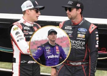 Denny Hamlin fala sobre Christopher Bell estragando o anúncio de Chase Briscoe na JGR.
