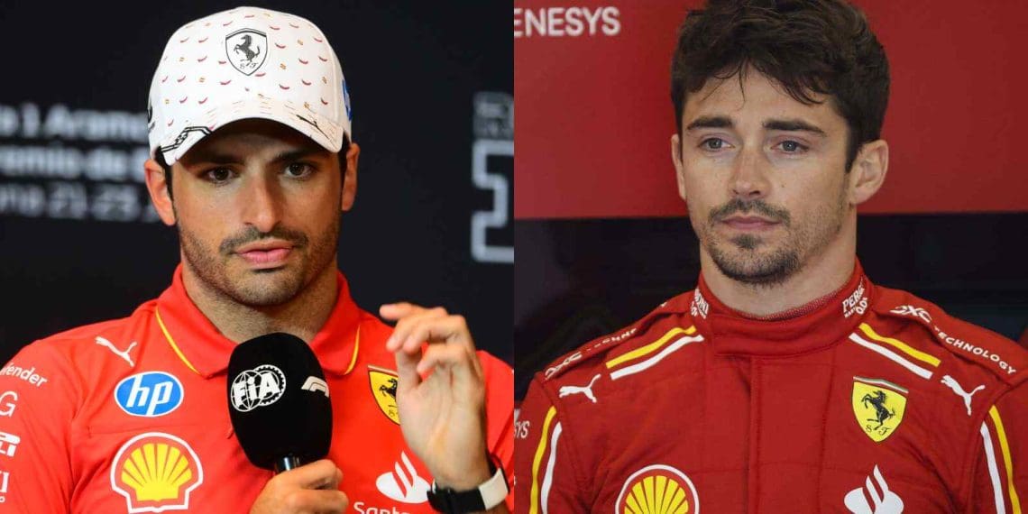 Carlos Sainz choca com Charles Leclerc no Grande Prêmio da Espanha, revelando sua frustração.
