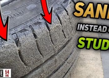 No Winter Tires? Glue Sand Over Summer Ones, Say Russian Mechanics