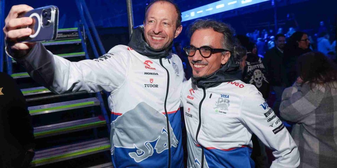 Laurent Mekies leads Visa CashApp RB as Team Principal.