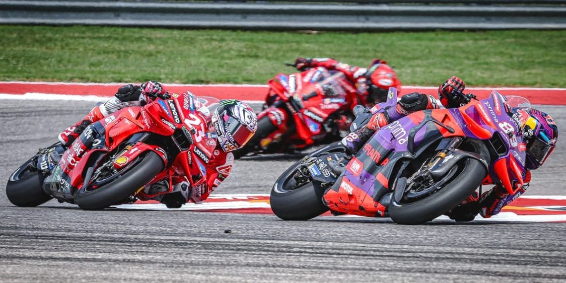 Qual é o resultado se a Ducati perder sua equipe campeã do MotoGP?