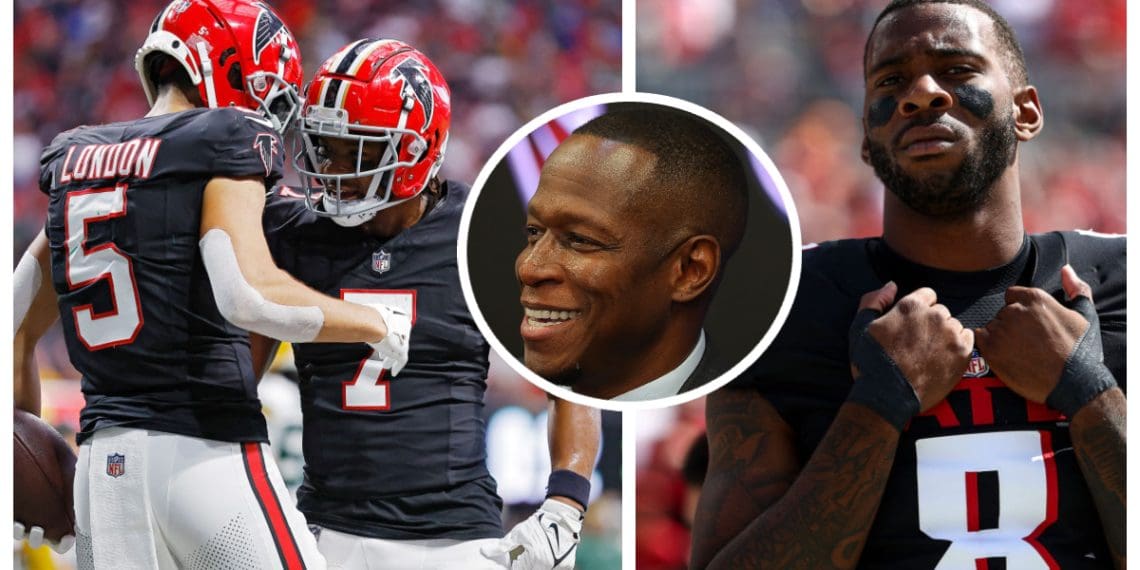 RAHEEM MORRIS HYPES UP FALCONS’ ROBINSON & LONDON, IGNORES PITTS

In a stunning move, Falcons coach Raheem Morris has chosen to overlook star tight end Kyle Pitts and instead focus on running back Bijan Robinson and wide receiver Drake London. This unexpected decision has left fans wondering why Pitts, who was the fourth overall draft pick, is being ignored. Is there trouble brewing in Atlanta? Stay tuned for the latest updates.