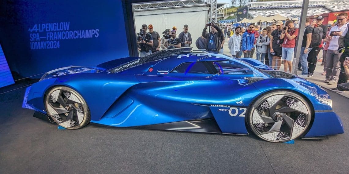 Alpines Famin acredita que o hidrogênio tem grande potencial para corridas de carros esportivos.