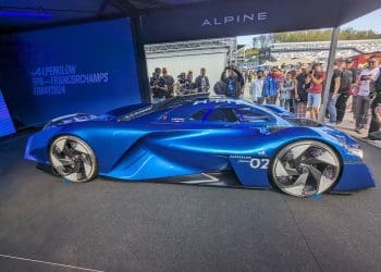 Alpines Famin acredita que o hidrogênio tem grande potencial para corridas de carros esportivos.