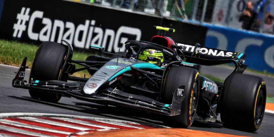 Hamilton lidera no último treino do Grande Prêmio do Canadá.