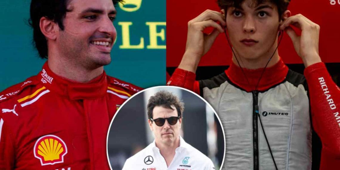 Ex-piloto de Fórmula 1 recomenda Mercedes a considerar Carlos Sainz e talento em ascensão Oliver Bearman para posição em 2025.