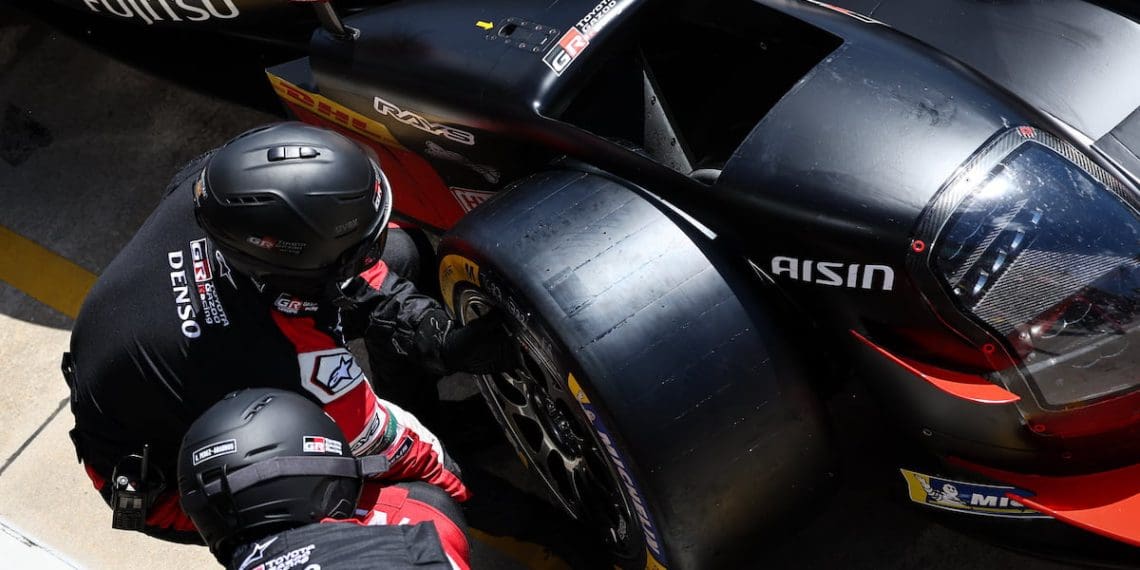 Conway destaca espaço para melhoria nas capacidades de aquecimento de pneus da Toyota.