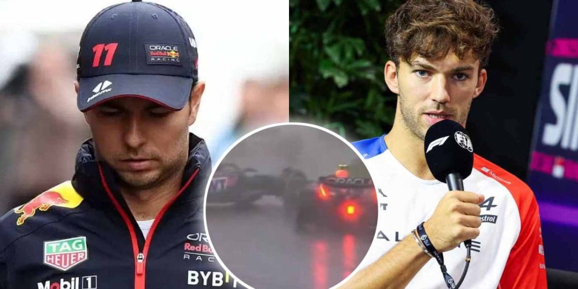 VÍDEO: Sergio Perez colide com Alpine de Pierre Gasly no início do Grande Prêmio do Canadá.