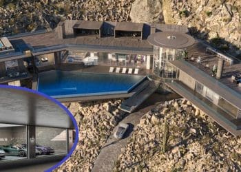 SPECTACULAR Spaceship-Like Mansion Hovers Near Mountain Top, Still Has Dream Garage.
