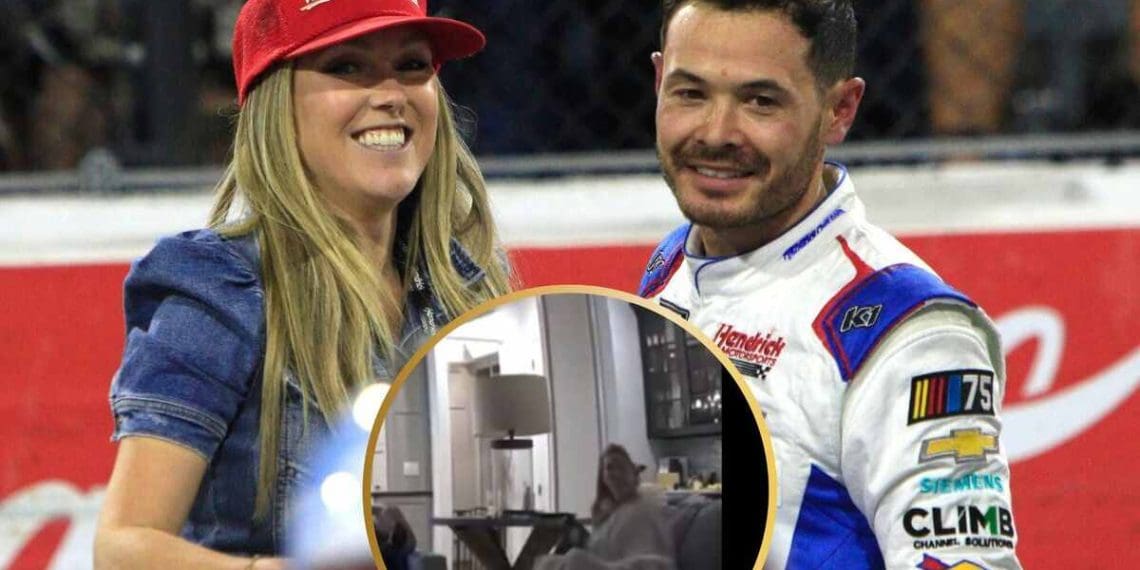 Vídeo: Esposa de Kyle Larson viraliza com reação à vitória dos pilotos da HMS por 0.001s em Kansas.