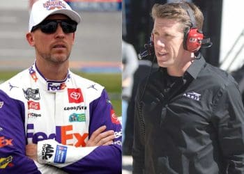 VÍDEO: Carl Edwards sugere que Denny Hamlin está envolvido em atividades “fascinantes” no mundo da NASCAR.