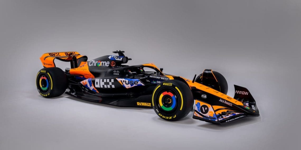 McLaren revela novo visual para o Grande Prêmio do Japão de F1 2024.