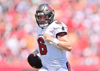 Bayless goes wild over Mayfield’s new offensive coordinator!