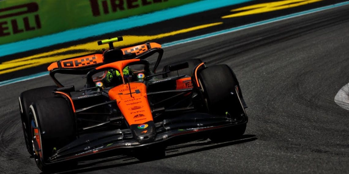 Vitória de Norris sobre Verstappen garante primeira vitória na F1 no Grande Prêmio de Miami.