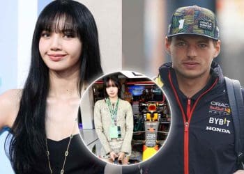 Lisa do Blackpink vista no garage da Red Bull durante o Grande Prêmio de Miami.