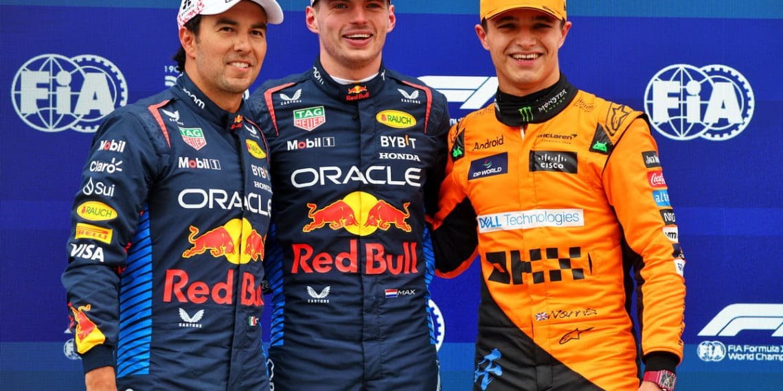 Norris chocado com proximidade dos Red Bulls na qualificação da F1 no Japão.
