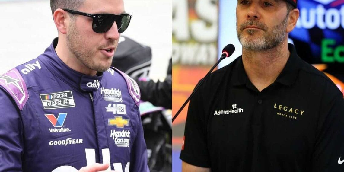 Alex Bowman declara Jimmie Johnson como seu “melhor companheiro de equipe de todos os tempos”.