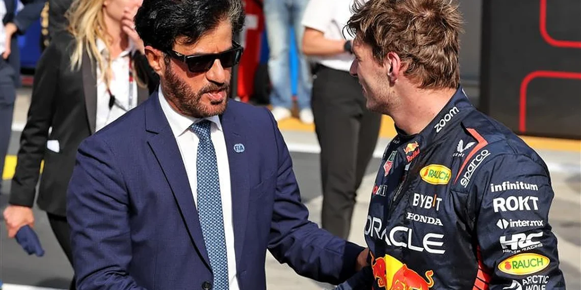 Chefe da FIA enfrenta críticas por pedir que Max Verstappen proteja Christian Horner.