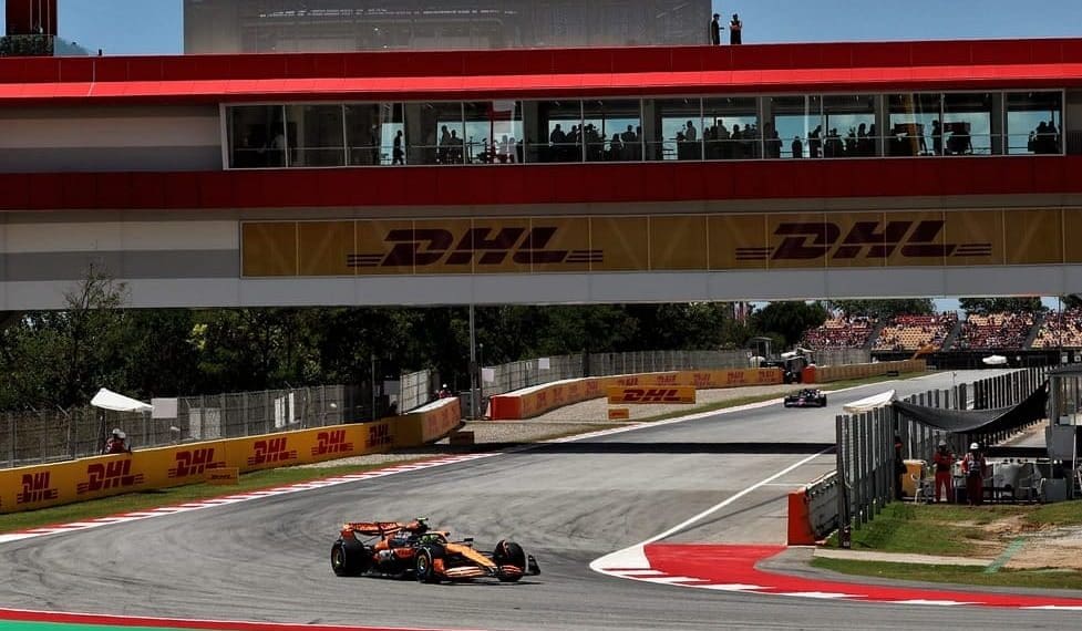 Prévia do Grande Prêmio da Espanha enquanto Norris supera Verstappen na primeira sessão de treinos.