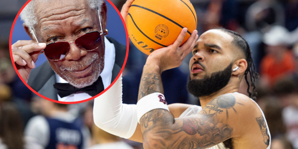 Auburn's Johni Broome Shocks Fans With Morgan Freeman Hand Smack - AutoGear