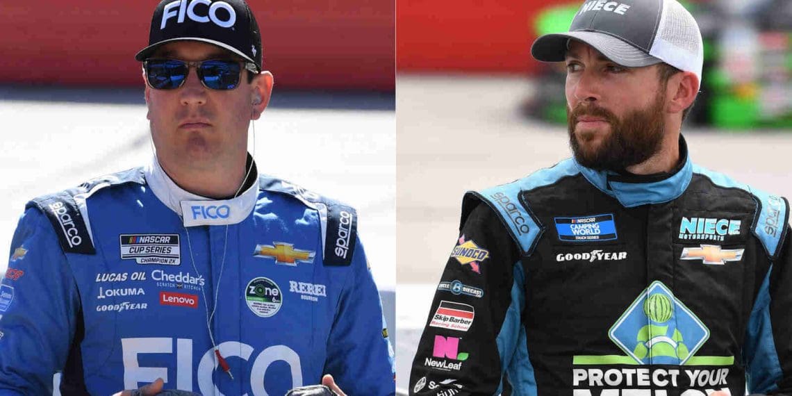 ESPOSA DE KYLE BUSCH CRITICA ROSS CHASTAIN POR COLISÃO NA ÚLTIMA VOLTA COM DESTAQUE DA RCR EM SONOMA.
