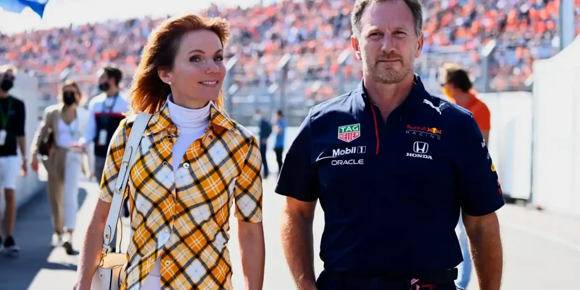 Former member of the band Spice Girls, Geri Halliwell, promises to support her significant other, Christian Horner, despite the accusations made against the Red Bull leader.
