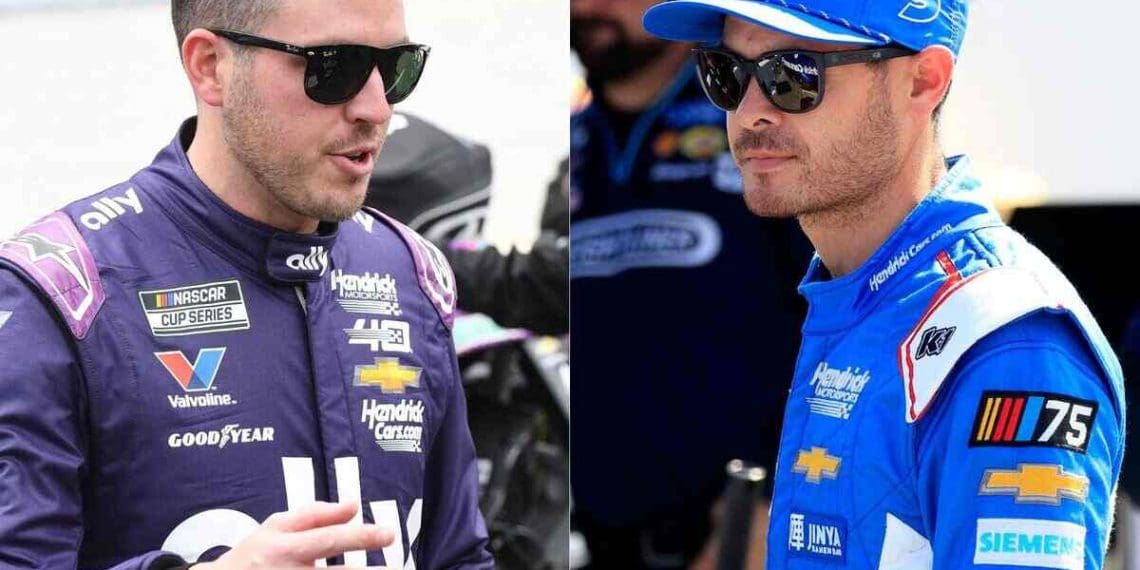 Alex Bowman discute apaixonadamente com seu spotter em Dover, exigindo dirigir o carro de corrida.